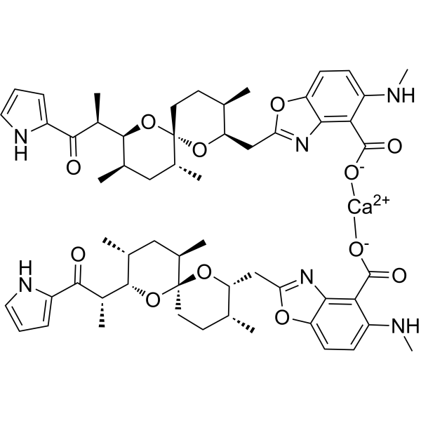 Calcimycin hemicalcium salt Chemical Structure