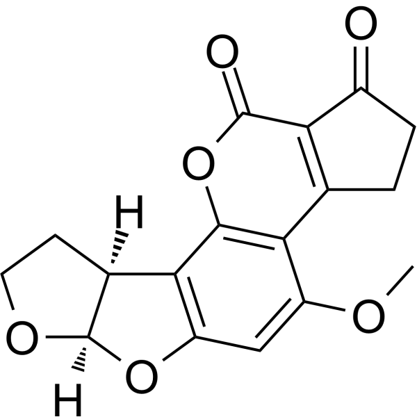 Aflatoxin B2 Chemical Structure