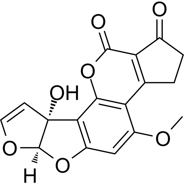 Aflatoxin M1 Chemical Structure