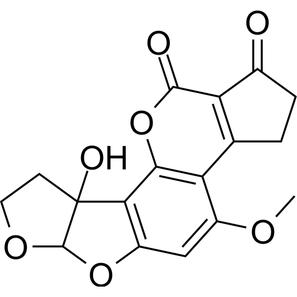 Aflatoxin M2 Chemical Structure