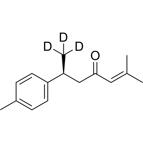 ar-Turmerone-d<sub>3</sub> Chemical Structure