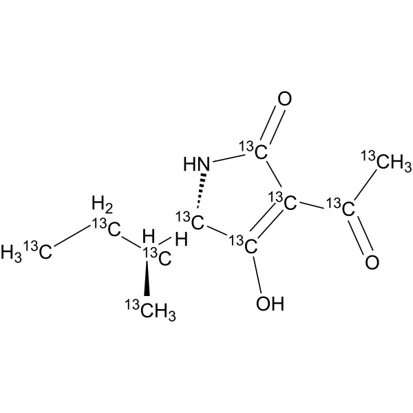 Tenuazonic acid-<sup>13</sup>C<sub>10</sub> Chemical Structure