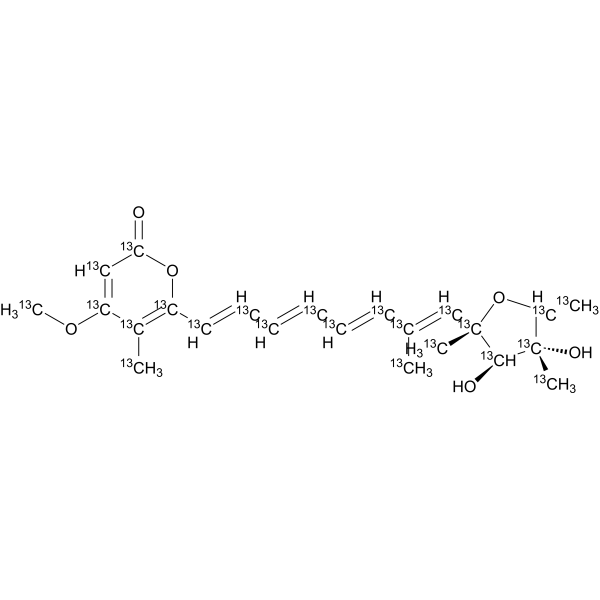 Citreoviridin-<sup>13</sup>C<sub>23</sub> Chemical Structure