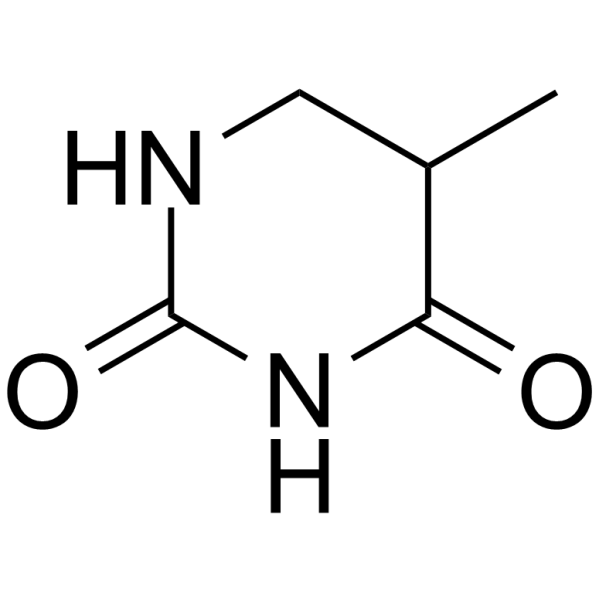 5,6-Dihydro-5-methyluracil Chemical Structure