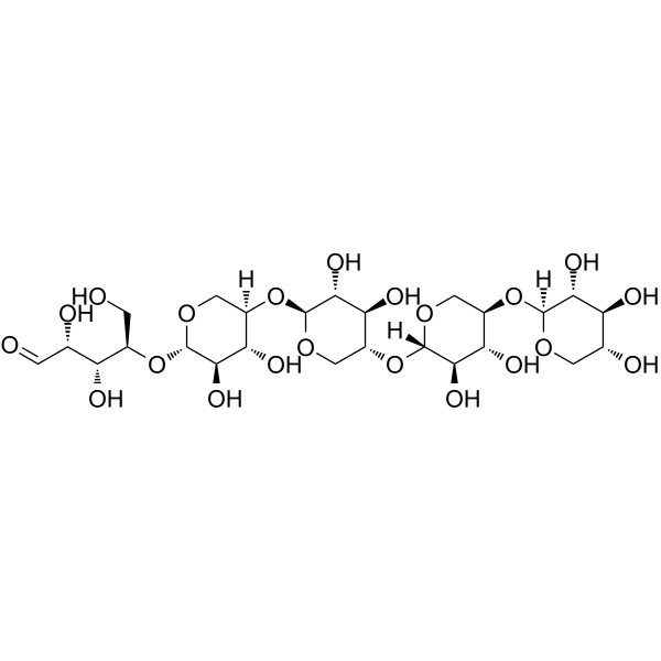 1,4-b-D-Xylopentaose Chemical Structure