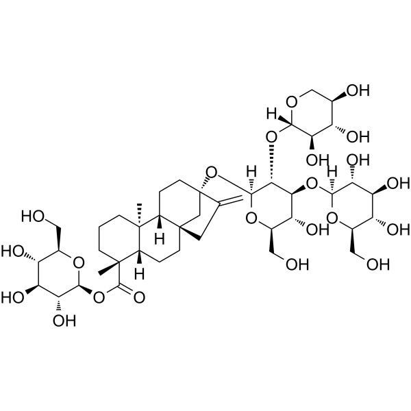 Rebaudioside F Chemical Structure