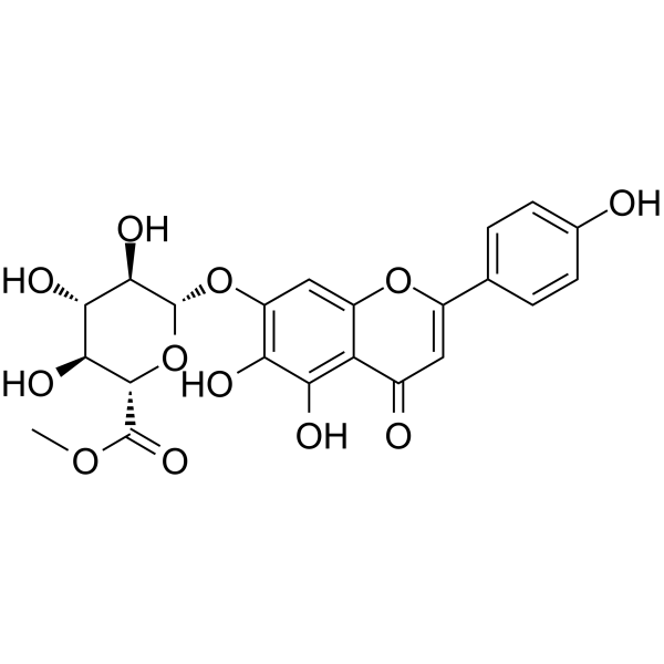 Scutellarin methyl ester Chemical Structure