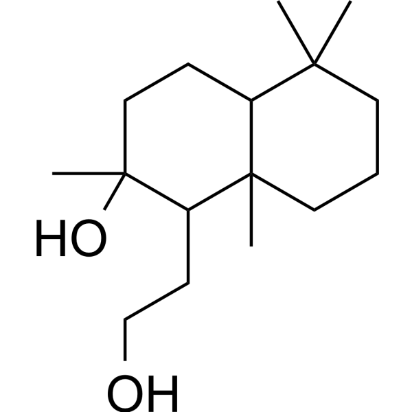Sclareol glycol Chemical Structure