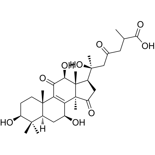 20-Hydroxyganoderic Acid G Chemical Structure