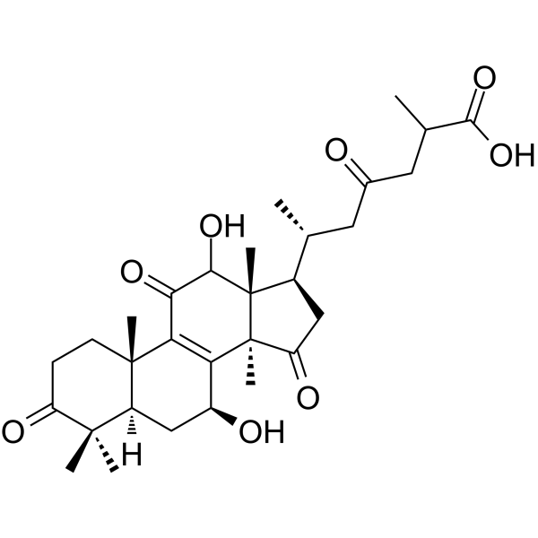 12-Hydroxyganoderic Acid D Chemical Structure