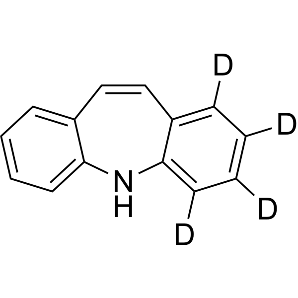 Iminostilbene-d<sub>4</sub> Chemical Structure