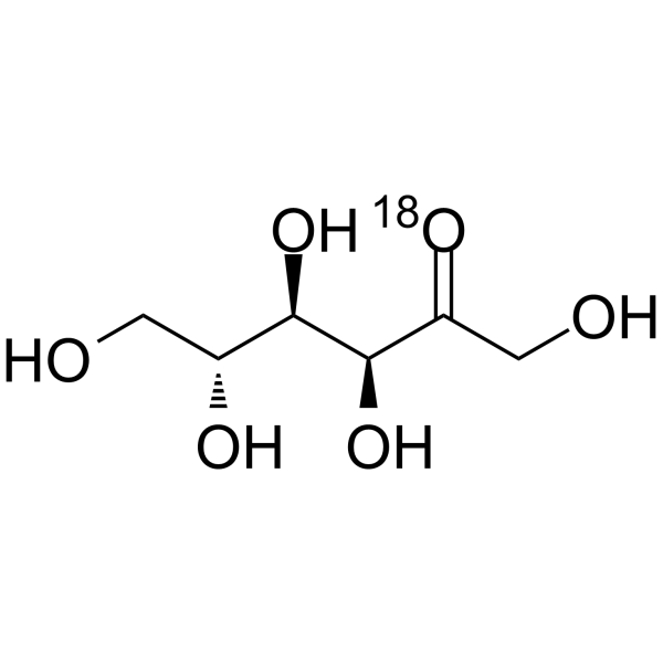 D-Fructose-18O Chemical Structure