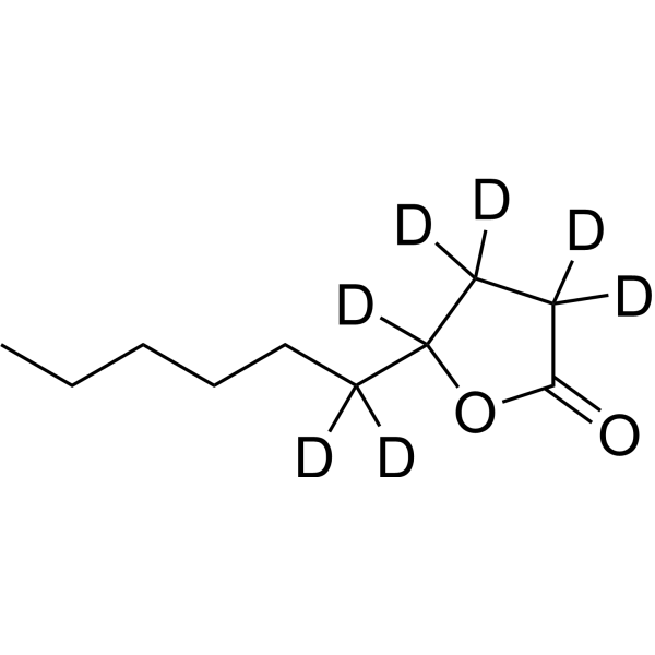 Gamma-decalactone-d<sub>7</sub> Chemical Structure