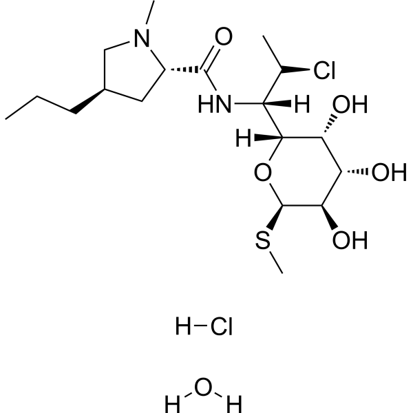 Clindamycin hydrochloride monohydrate Chemical Structure
