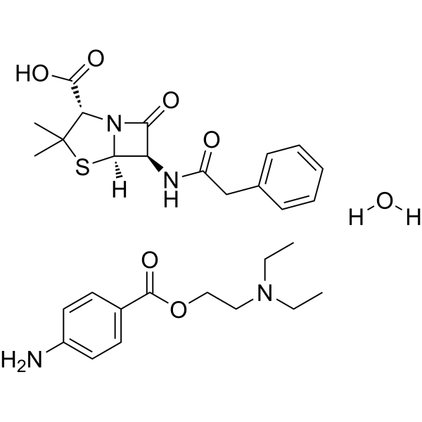 Penicillin G procaine hydrate (Standard) | β-Lactam Antibiotic ...