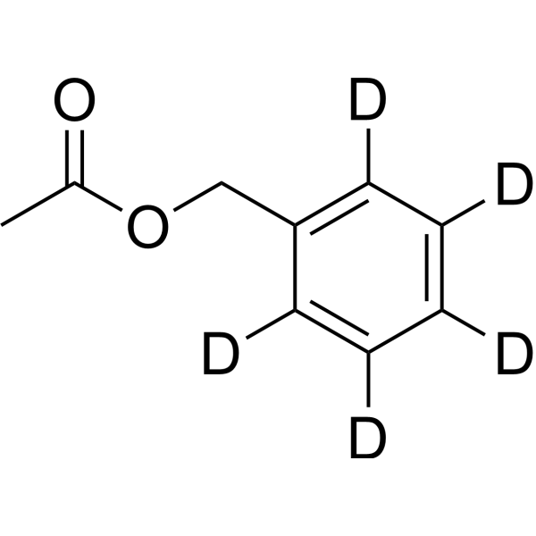 Benzyl acetate-d<sub>5</sub> Chemical Structure