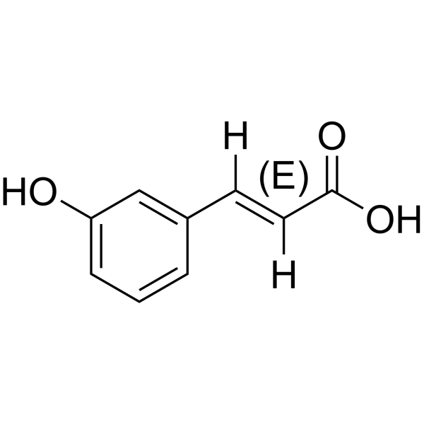 (E)-m-Coumaric acid Chemical Structure