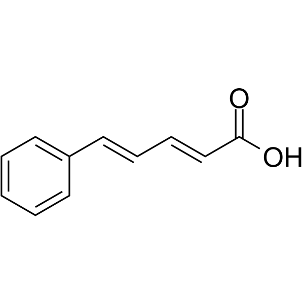 Cinnamylideneacetic acid Chemical Structure