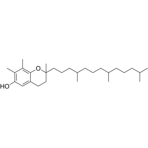 (±)-γ-Tocopherol Chemical Structure