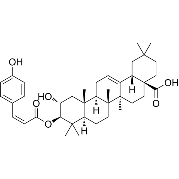 3-O-cis-p-Coumaroyl maslinic acid Chemical Structure