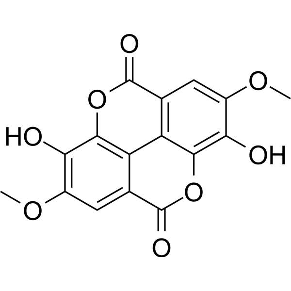 4,4'-Di-O-methylellagic acid Chemical Structure