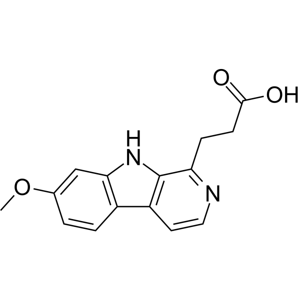 <em>7</em>-<em>Methoxy</em>-β-carboline-1-propionic acid