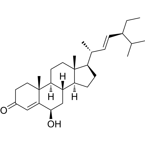 6β-Hydroxystigmasta-<em>4</em>,<em>22</em>-dien-3-one