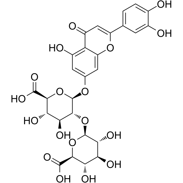 Luteolin 7-diglucuronide Chemical Structure
