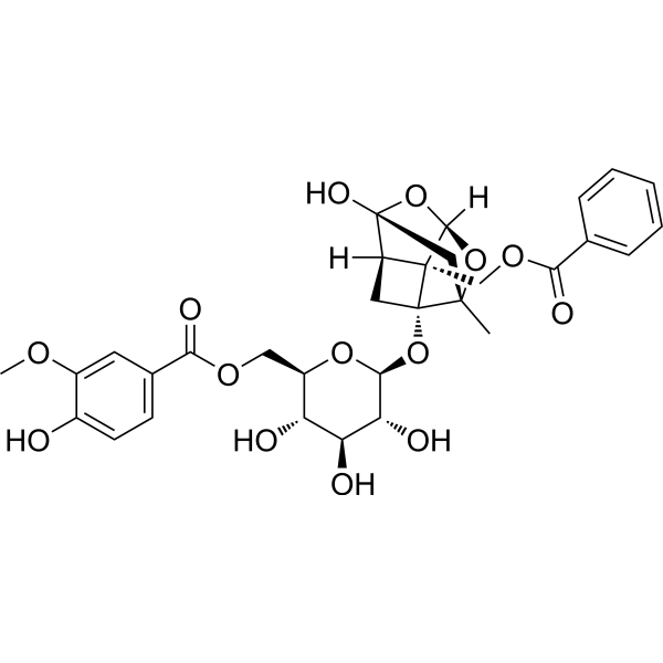 Mudanpioside J Chemical Structure