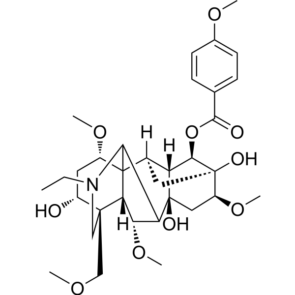 8-Deacetylyunaconitine Chemical Structure