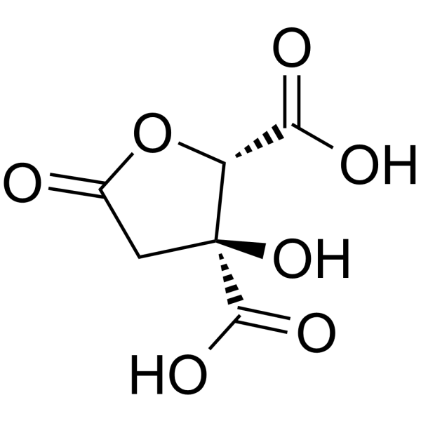 (-)-Hydroxycitric acid lactone Chemical Structure