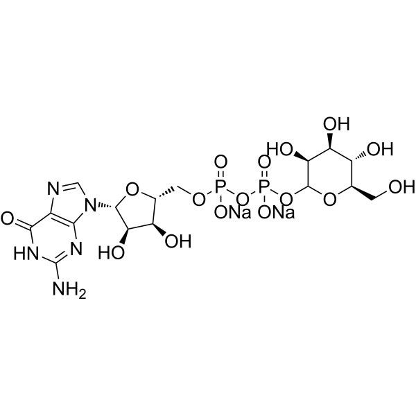 GDP-D-mannose disodium Chemical Structure