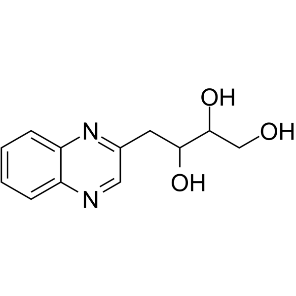 2-(2',3',4'-Trihydroxybutyl)quinoxaline Chemical Structure