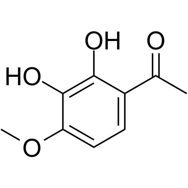2,3-Dihydroxy-4-methoxyacetophenone Chemical Structure
