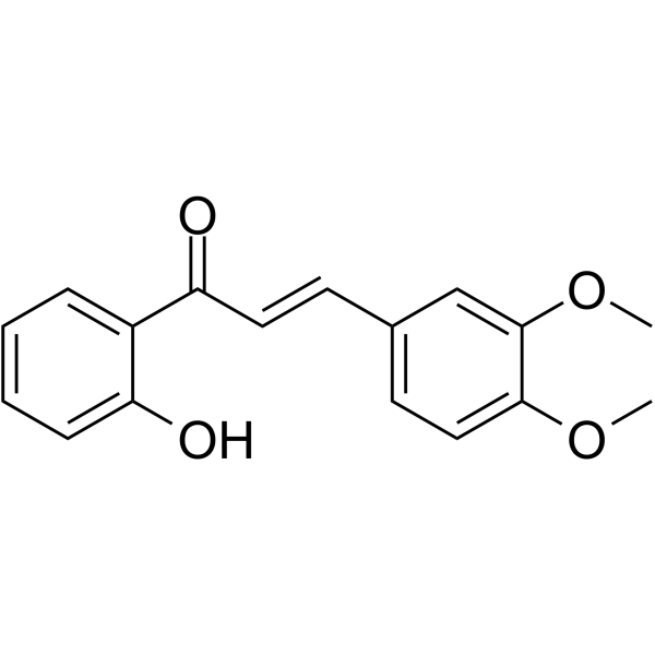 (E)-2'-Hydroxy-3,4-dimethoxychalcone Chemical Structure