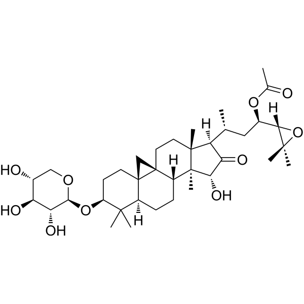 23-Acetylshengmanol 3-O-β-D-xylopyranoside Chemical Structure