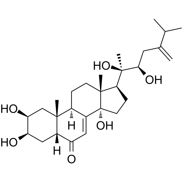 Polyporusterone B Chemical Structure