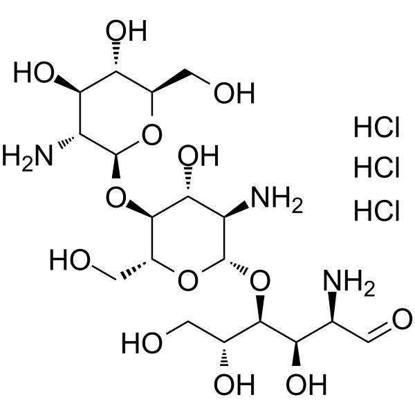 Chitotriose trihydrochloride Chemical Structure