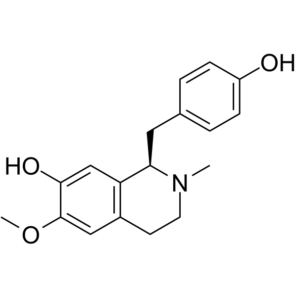 (-)-N-methylcoclaurine Chemical Structure