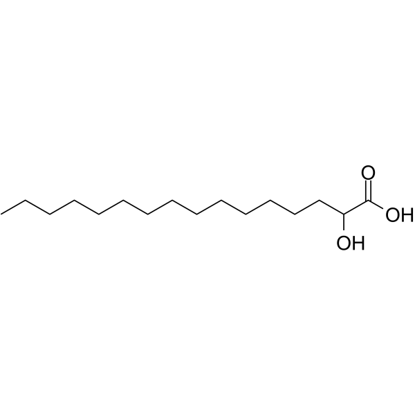 2-Hydroxypalmitic acid Chemical Structure
