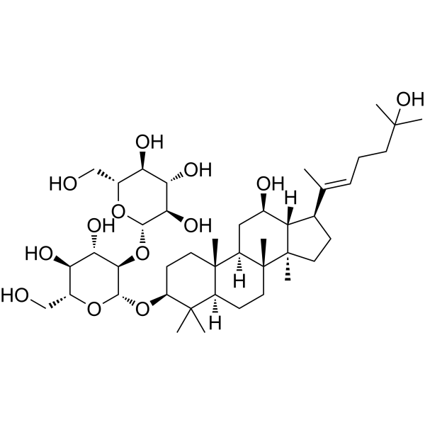 Pseudoginsenoside Rg3 Chemical Structure