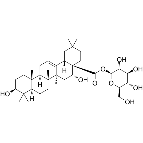 Echinocystic acid 28-O-β-D-glucoside Chemical Structure