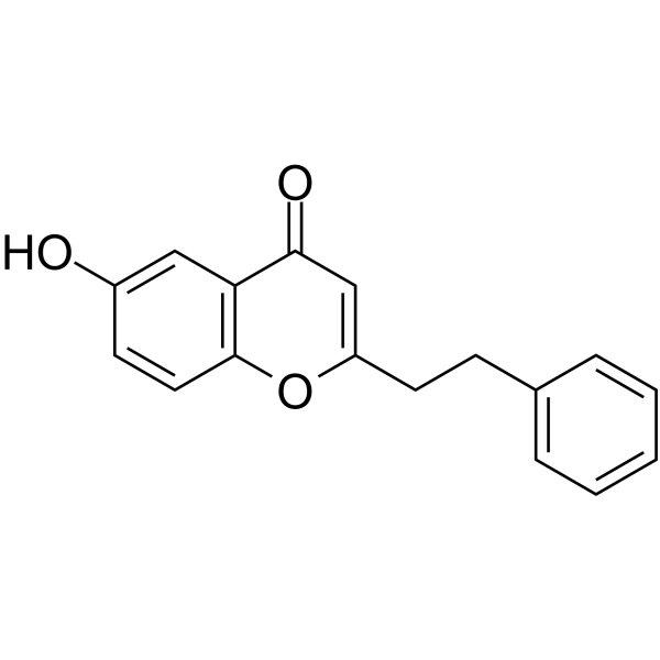 6-Hydroxy-2-phenethylchromone Chemical Structure