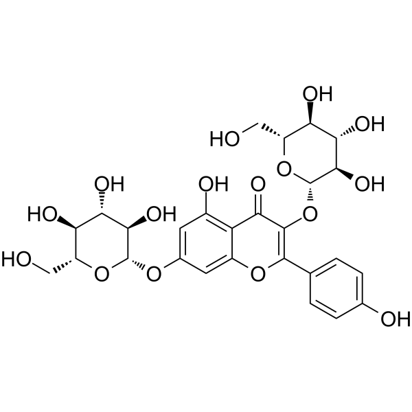 Kaempferol-<em>3</em>,7-di-O-<em>β</em>-glucoside