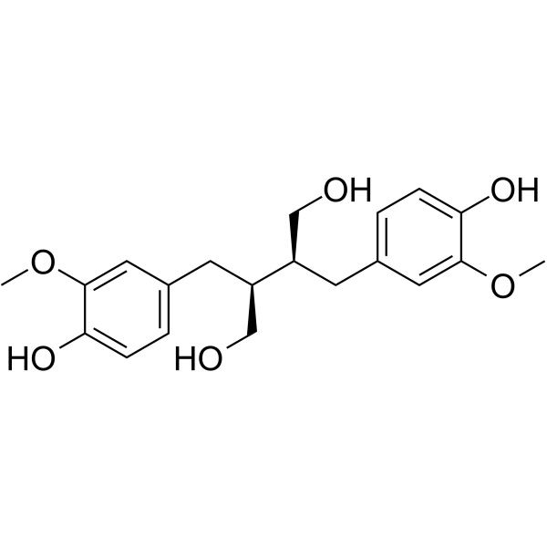 (+)-Secoisolariciresinol Chemical Structure