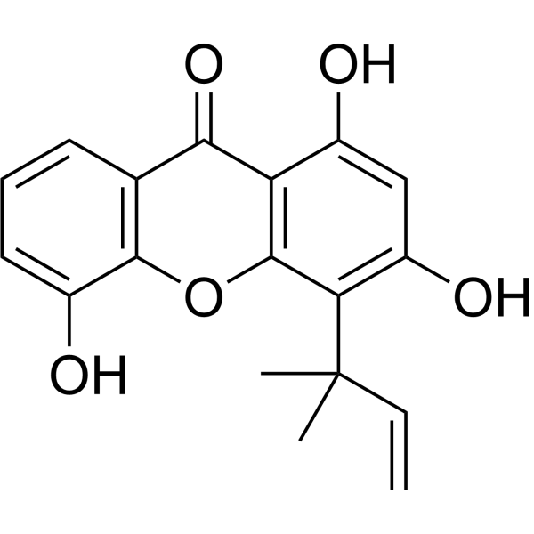 Pancixanthone A Chemical Structure