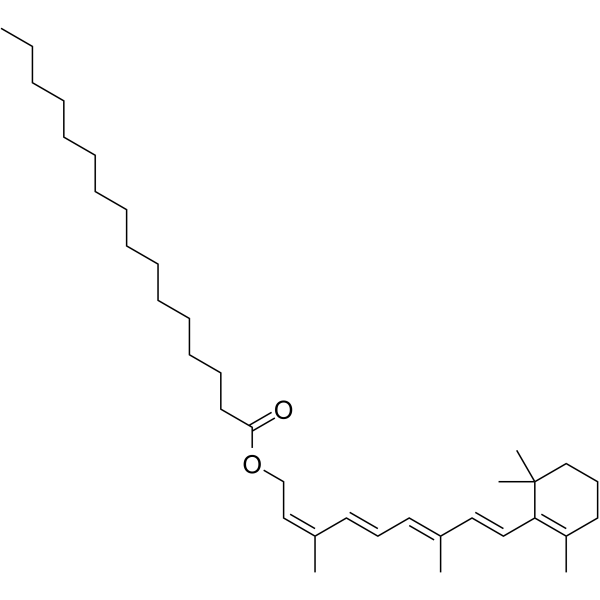 13-cis-Vitamin A palmitate Chemical Structure