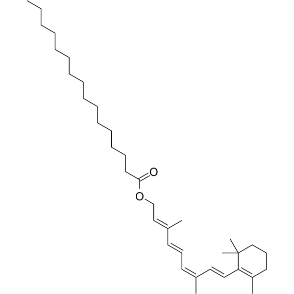 9-cis-Vitamin A palmitate Chemical Structure