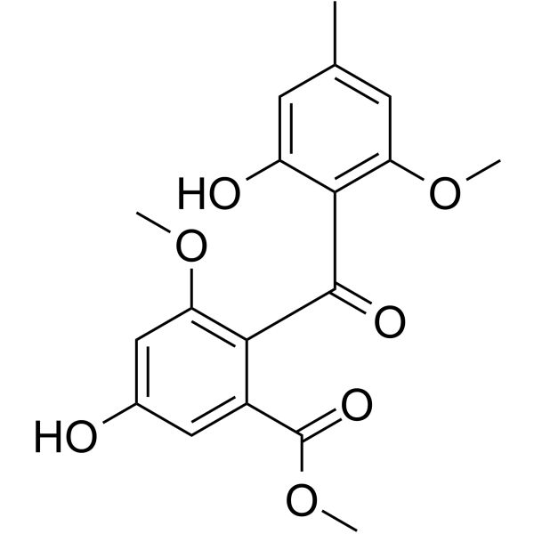 Monomethylsulochrin Chemical Structure