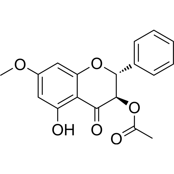 3-Acetylpinobanksin-7-methyl ether Chemical Structure